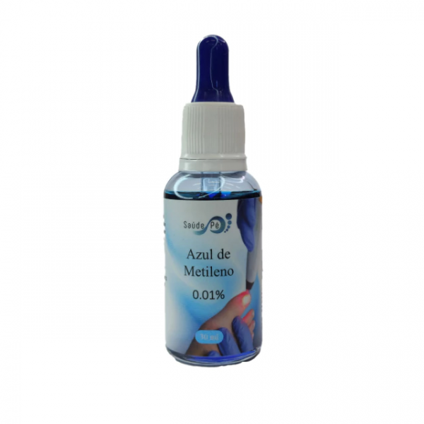 Azul de Metileno 0,01% 30ml - Saúde Pé