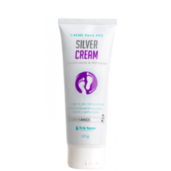 Creme Para os Pés com Nano Prata - 120grs - SILVER FEET